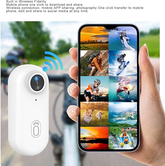 New 4K 8MP WIFI Pet Collar Camera Kit - Premiumvalet med WiFi-delning och högupplöst foto.